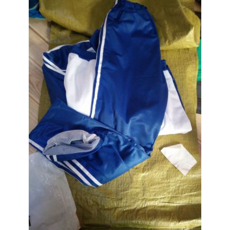 匆匆那年蓝校服大学生初中高中生运动服蓝白套装电影拍摄老式校服
