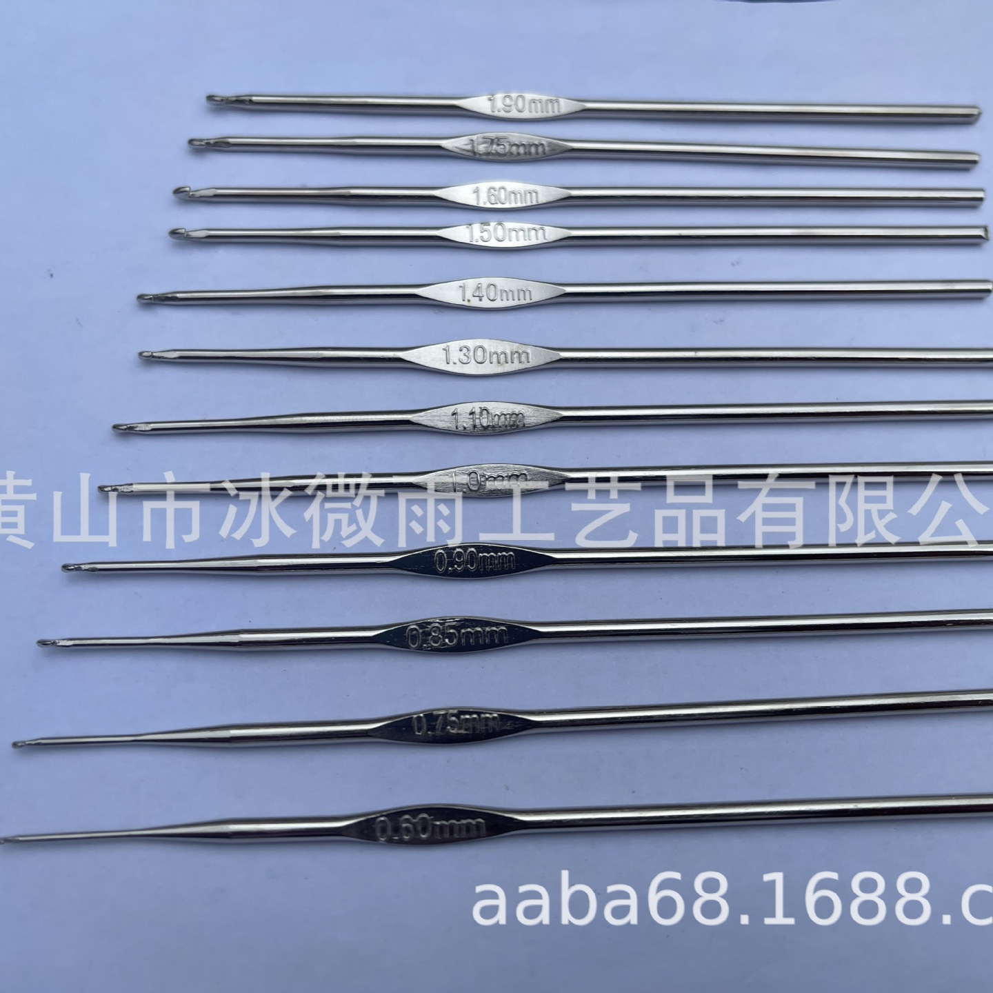 外贸手工编织配件蕾丝钩针 毛线diy工具小号钩针 9支软柄钩针套装