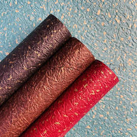 特種紙包装新款飘金纸120克手揉洒金纹带金纹幻纱触感纸彩叠纸