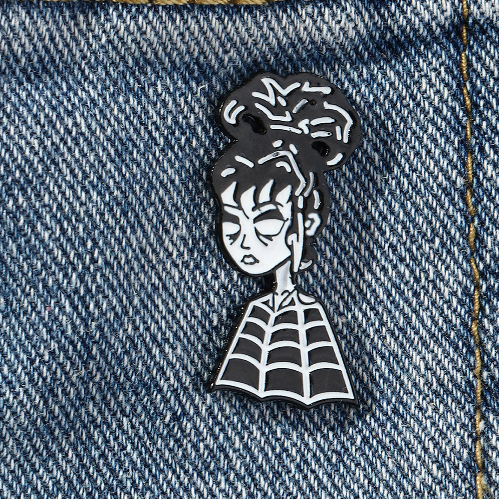 Cross-Border Halloween Personal Accessories Mummy Brooch Corsage Creative Anime Badge Cartoon Badge Pin Buckle
