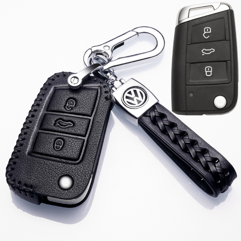 适用大众途观l车钥匙套2022款全包22男202121款扣汽车用品男士壳