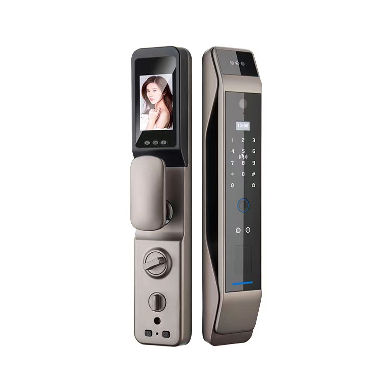3D Face Recognition Automatic Smart Lock Home Mobile Phone Visual Active Intercom Fingerprint Lock Door Lock Password Lock