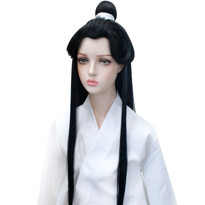 谢怜cos假发花城cos假发天官赐福cos假毛古装男美人尖