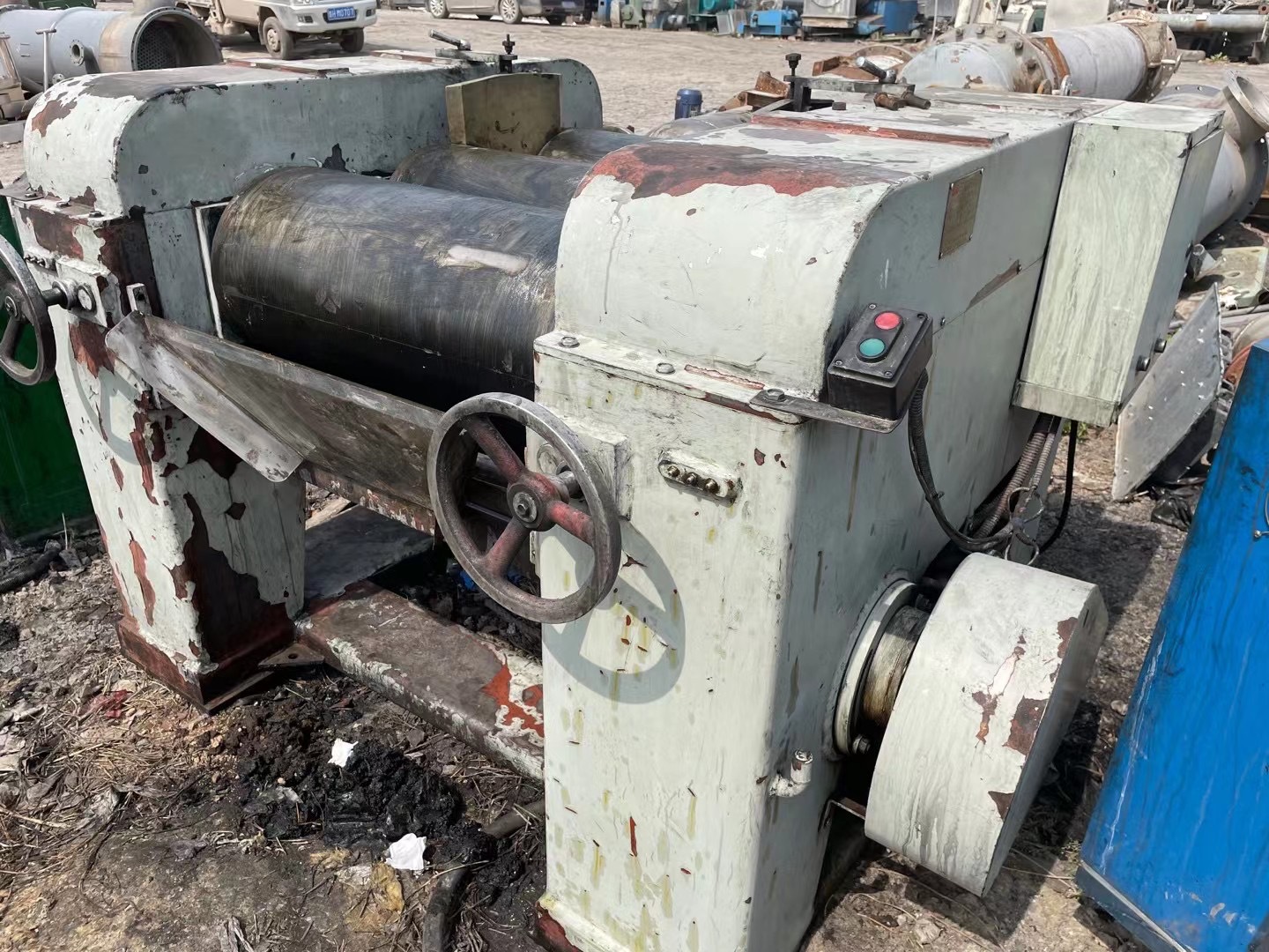 二手研磨机 三辊研磨机 405三辊研磨机 260型三辊研磨机出售