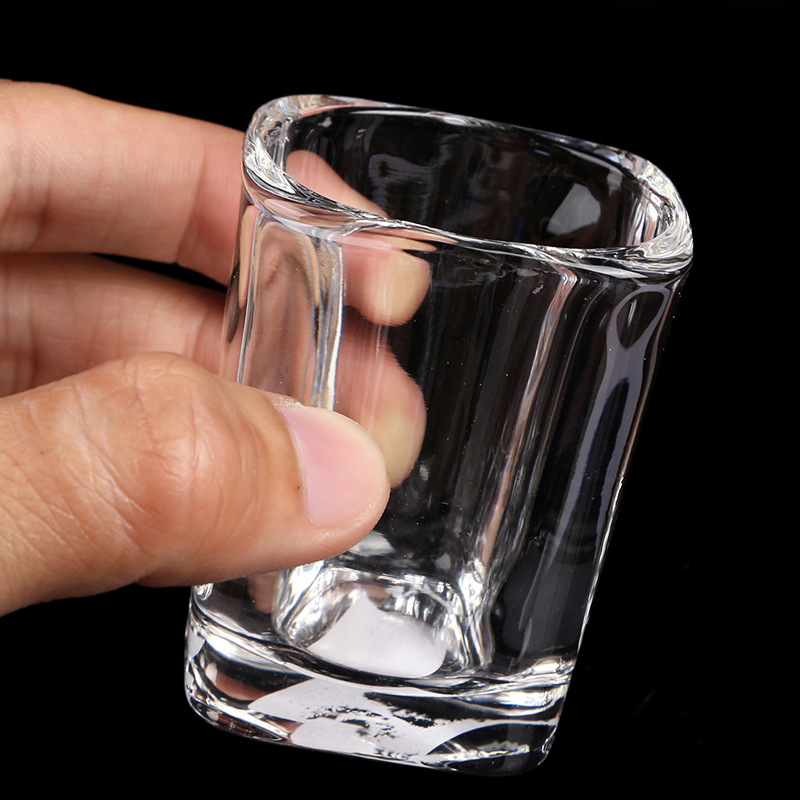 Factory Wholesale White Wine Glass Square round Multi-Specification Support Household Water Cup Restaurant Gift Giving Box-Packed Drinking Cup