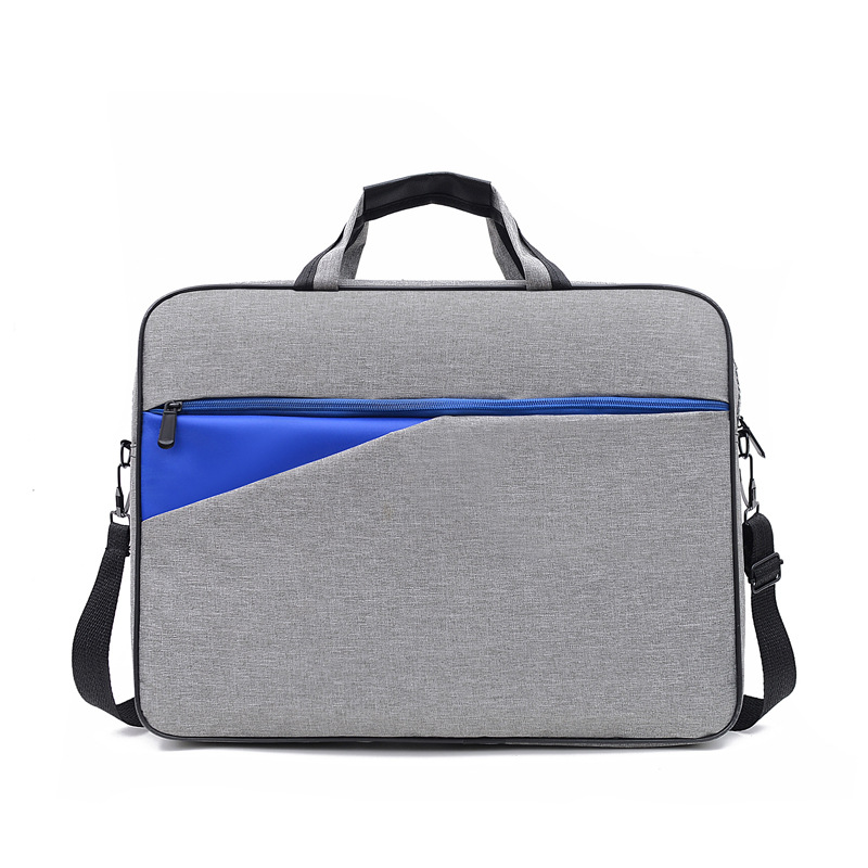 Cross-Border Simple Commute Notebook Computer Storage Bag Business Trip File Package Trend Men's Briefcase Logo