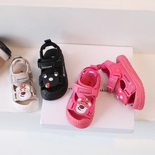 夏季新款婴儿学步鞋草莓熊软底女宝宝鞋女童鞋子一周岁透气凉鞋女