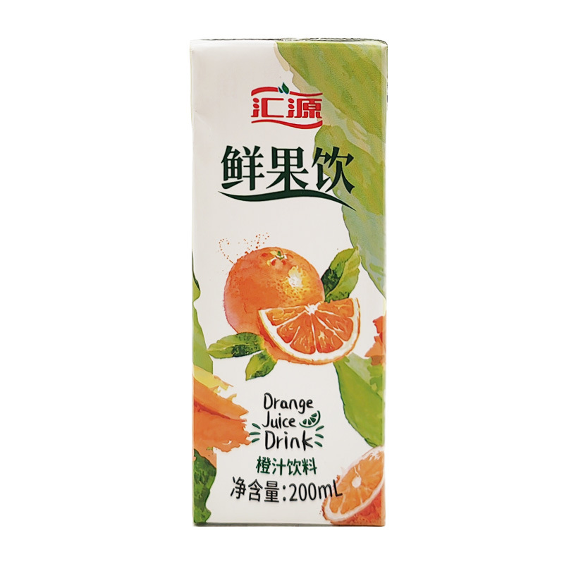 汇源果汁 鲜果饮200ml*12盒橙汁饮料 早餐搭档 自助餐/外卖饮料