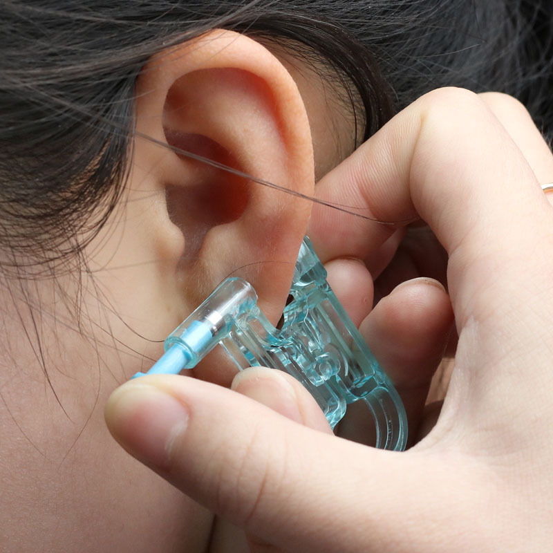 Factory Direct Sales Generation Disposable Ear Piercing Gun Low Pain Get One's Ears Pierced Artifact Anti-Allergy Ear Piercing Gun Cross-Border Hot