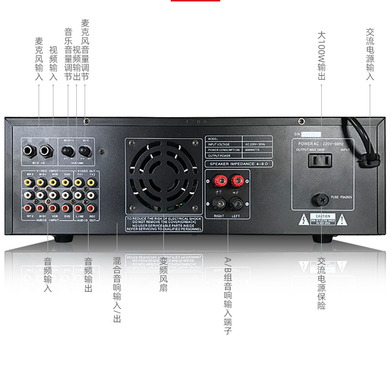 厂家直销 sh7200合并式功放 ktv功放 卡包功放 专业会议教学工程