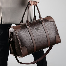 一件代发外贸款男士手提包 潮牌时尚男旅行包短途行李包单肩斜挎