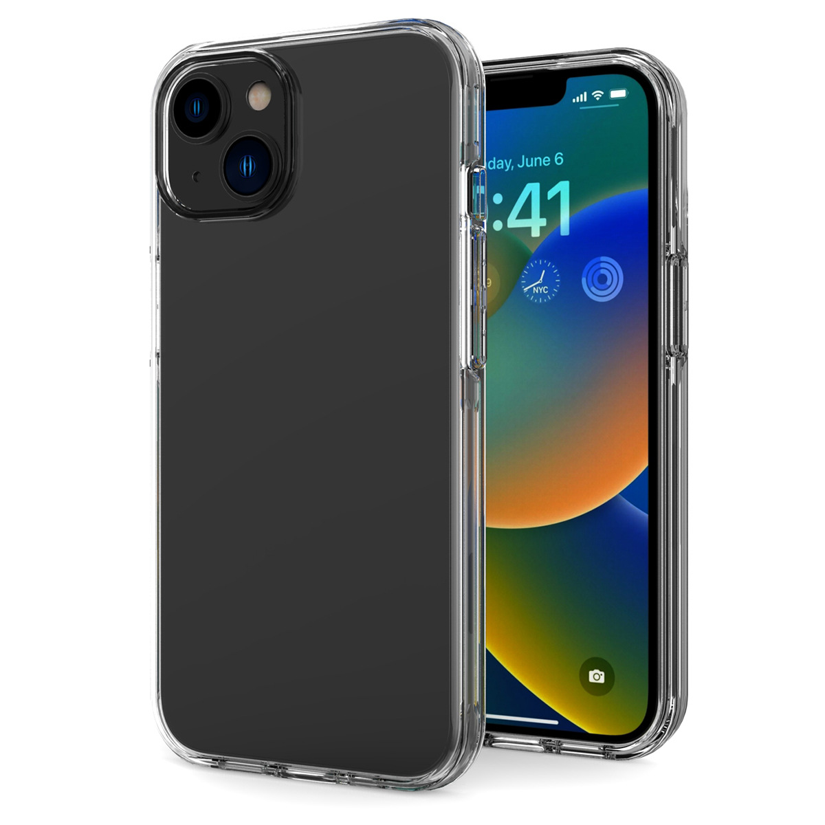 适用欧洲市场iphone 14 plus手机配件透明高清二合一