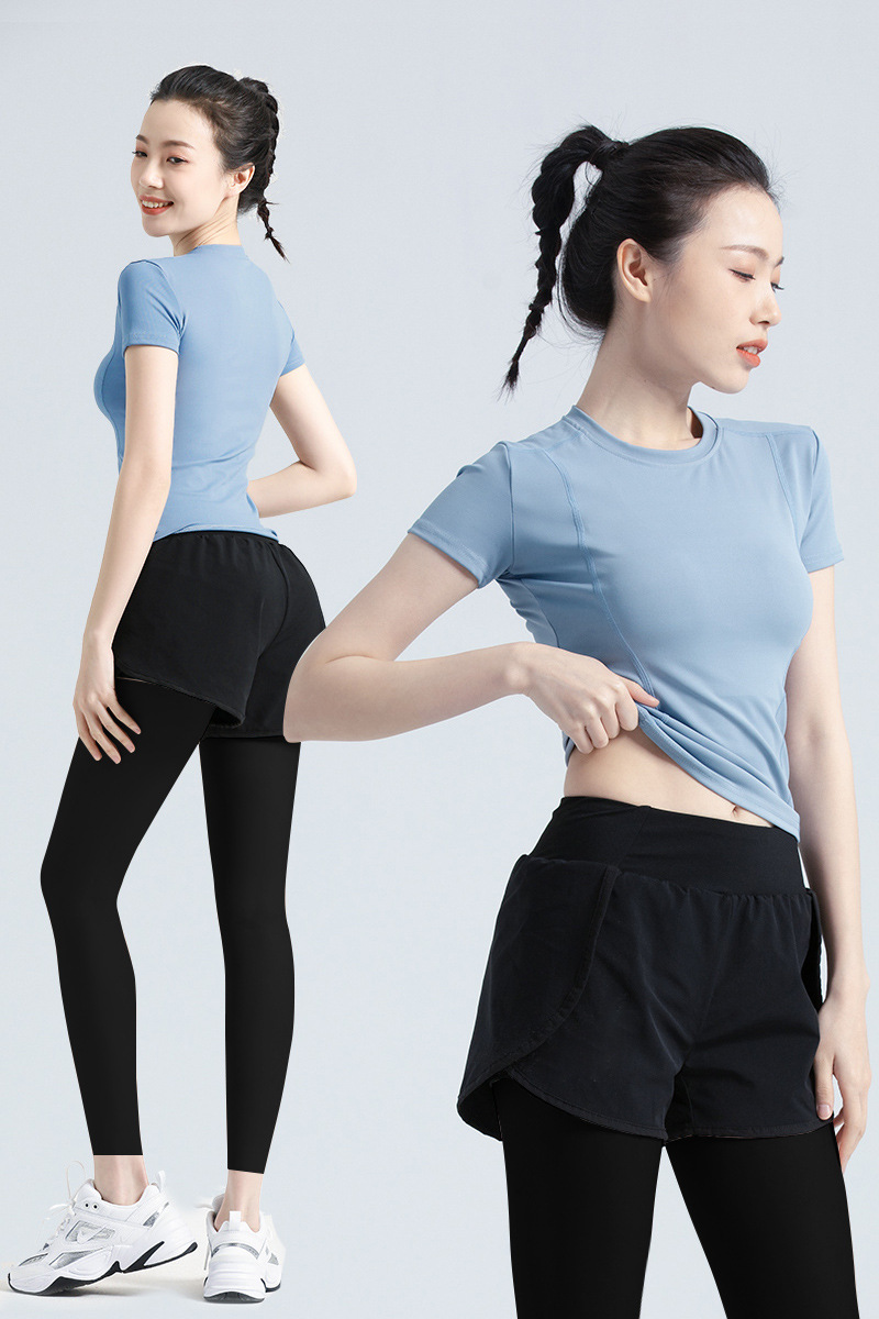 运动套装女2022年新款夏季跑步健身房休闲速干衣瑜伽服早春秋薄款