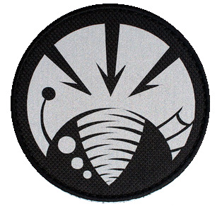 scp基金会机动特遣队标志中国分部高亮反光魔术贴臂章衣帽背包贴