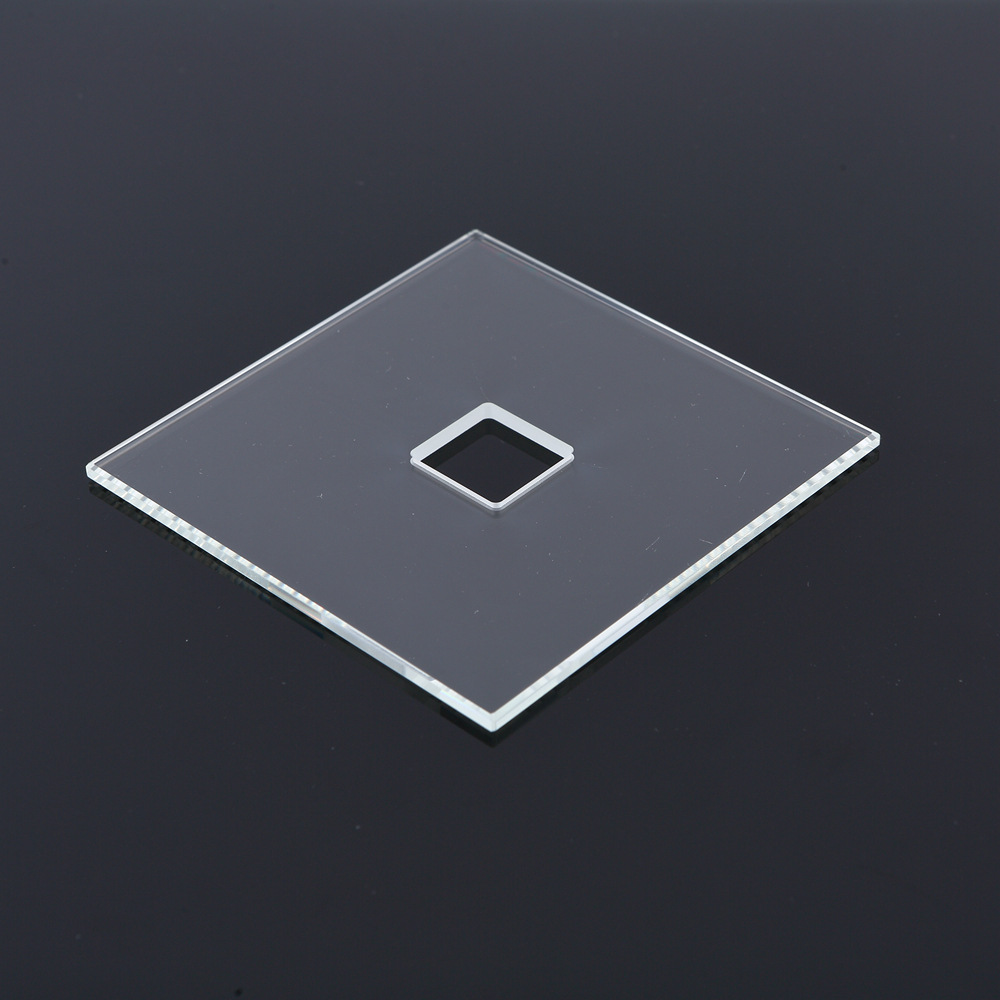 【现货批发】86开圆孔开关面板玻璃 超白钢化玻璃面板