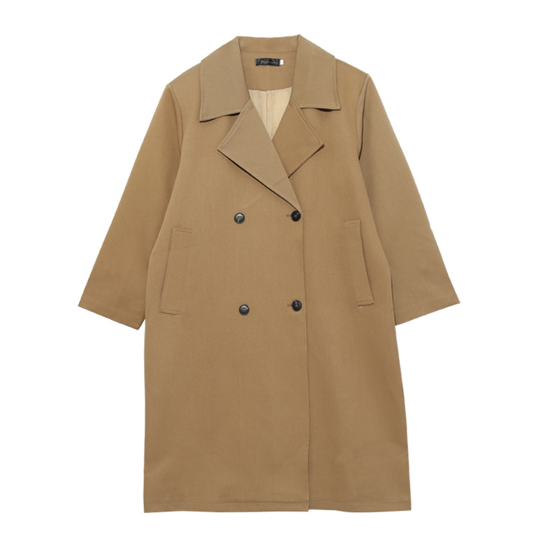 Large Size New Korean Version of the Trench Coat