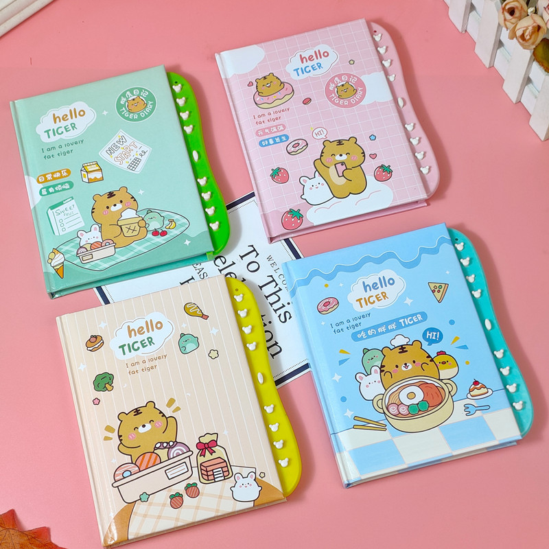 Creative Cartoon Notebook Student Password-Protected Noteboy Cute Children with Lock Diary Book Stationery Gift Prizes Wholesale