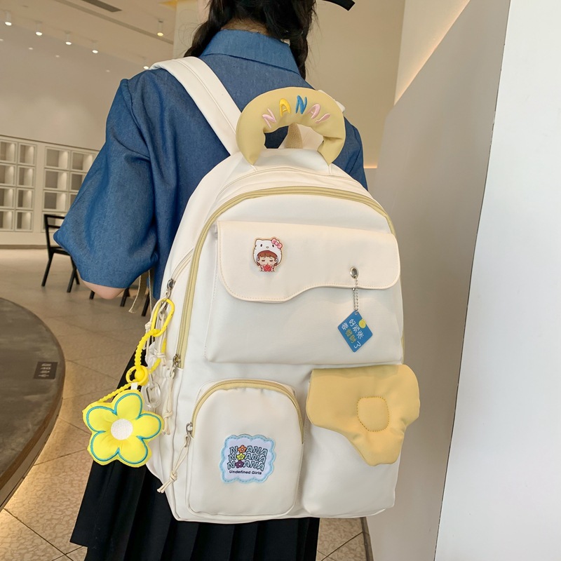 Schoolbag Female Ins College Style Middle School Student Junior High School Backpack Cute Girl Backpack