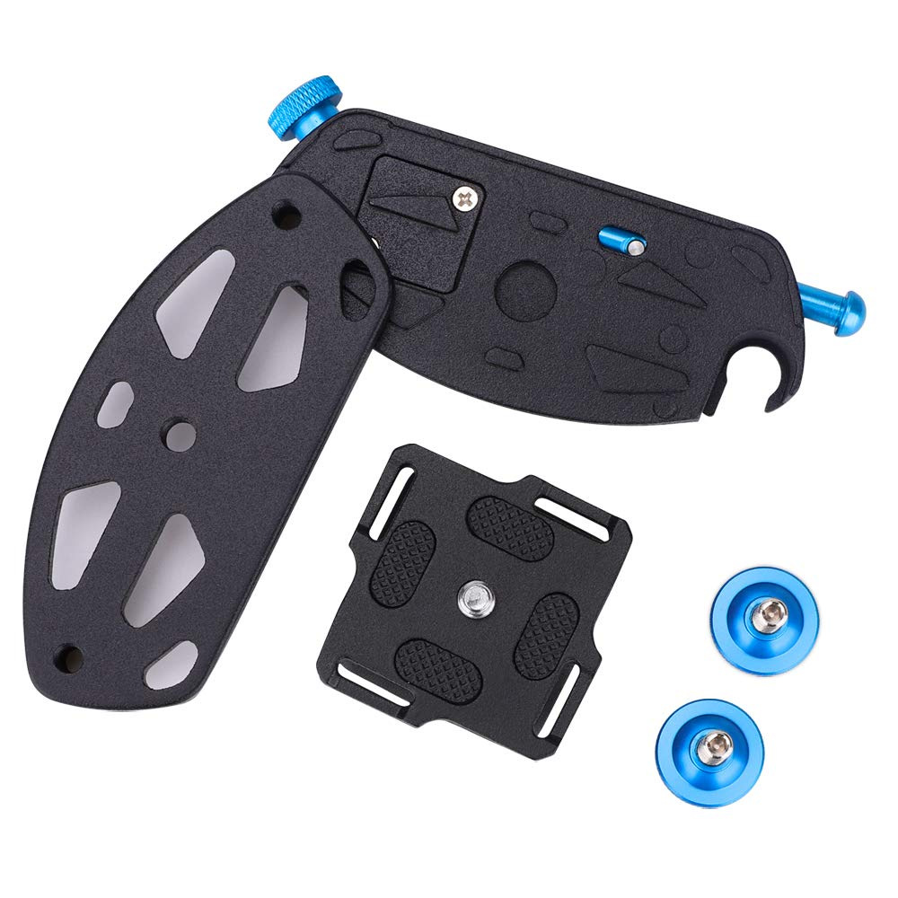 适用gopro快挂户外 单反摄影 快枪手抓拍 稳定 相机腰扣 快速拆卸