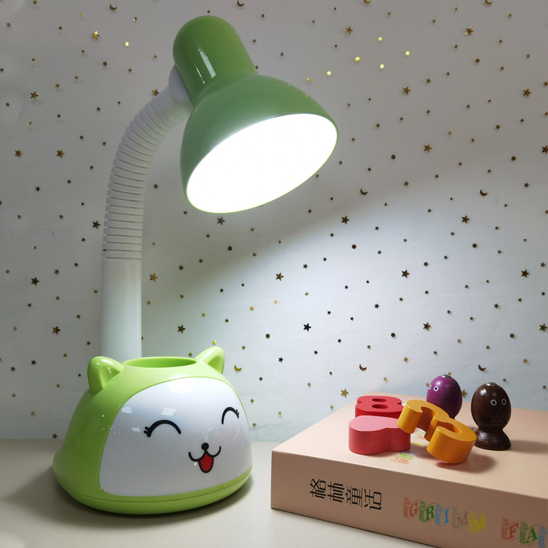 2006 Eye-Protection Lamp Led Learning Lamp Dormitory Home Office Reading Seat Cartoon Gift Lamp Learning Table Lamp