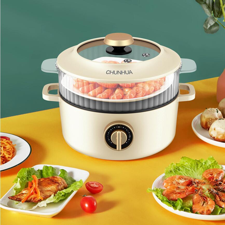 春花电煮锅家用小型插电煮锅czz-10w