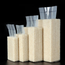 批发加厚尼龙米砖真空袋中封食品透明塑封袋风琴袋免费设计