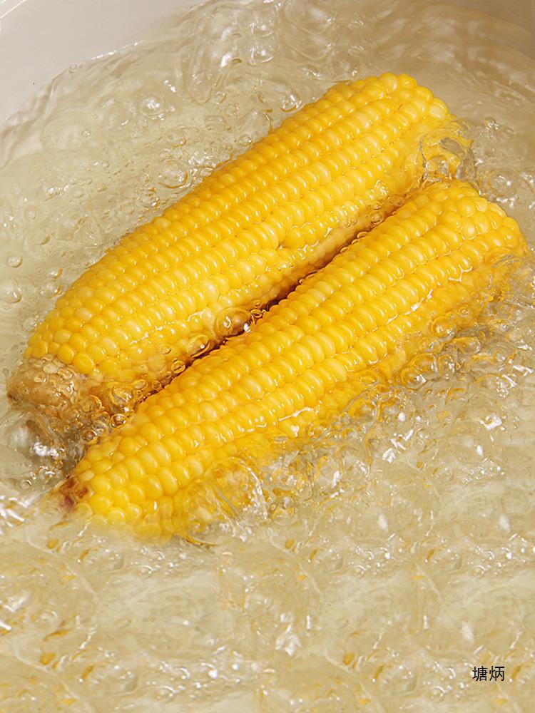 【10棒】东北甜糯玉米新鲜黏玉米棒即食苞米低脂肥减代餐-阿里巴巴