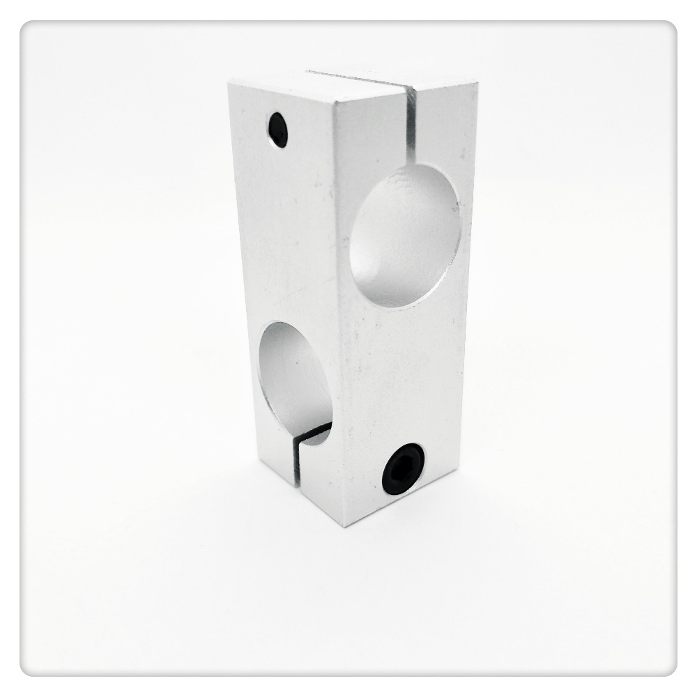 光轴十字固定夹十字支架光轴固定支撑座十字块同径异径支撑连接块