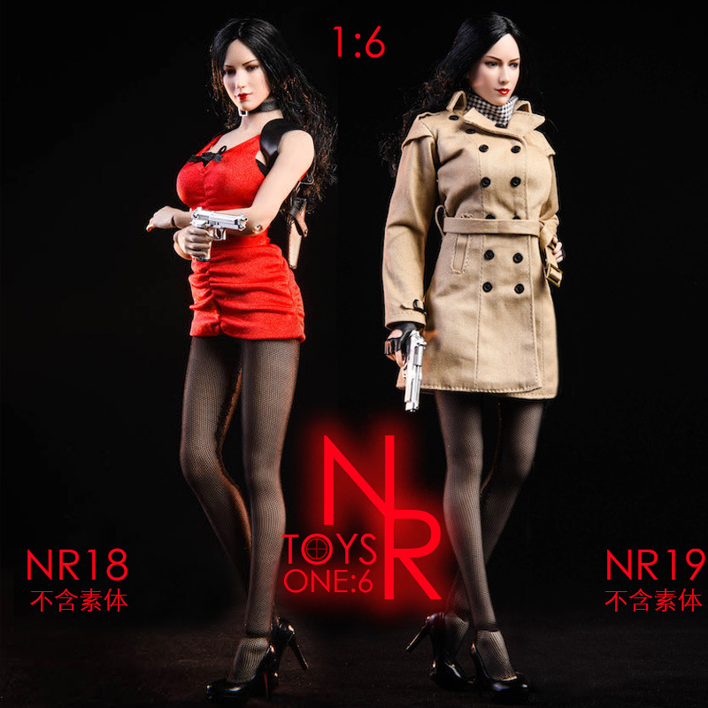 批发 NRTOYS 1/6 僵尸杀手 艾达王连衣裙 NR18 适合包胶女素体