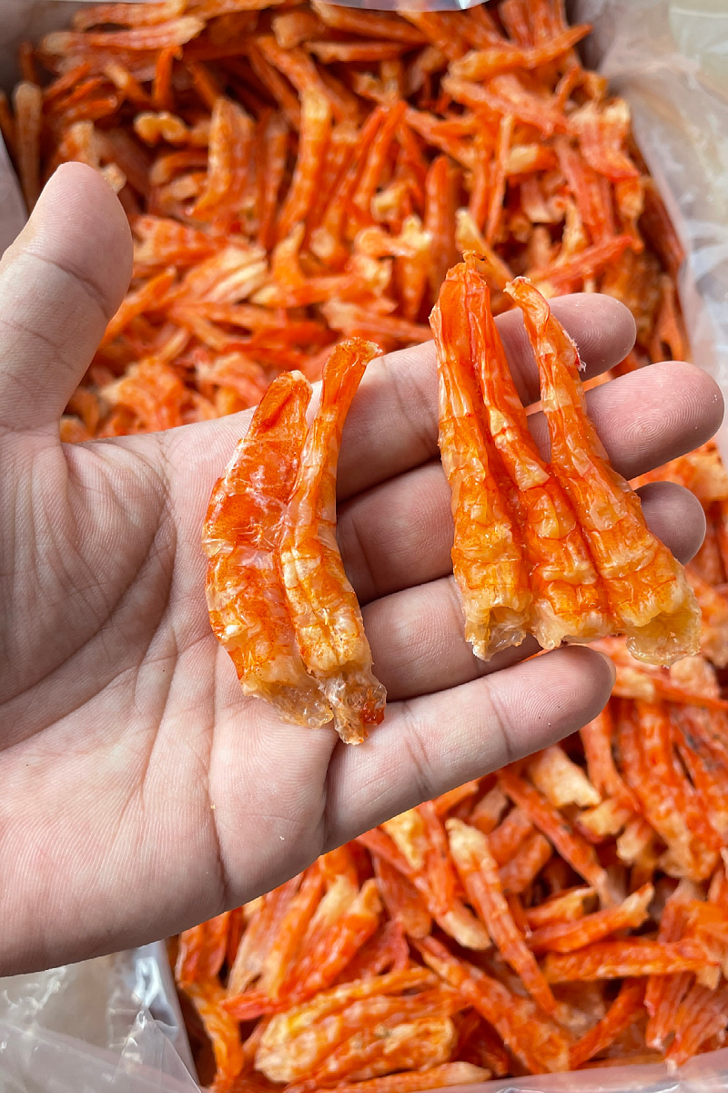 虾干批发生晒红虾/麻虾/九节虾条 淡干 500g 海鲜干货 北海海虾干