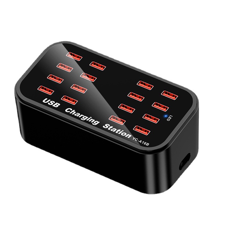 跨境16口usb充电器20a手机多口智能100w充电器插座-阿里巴巴