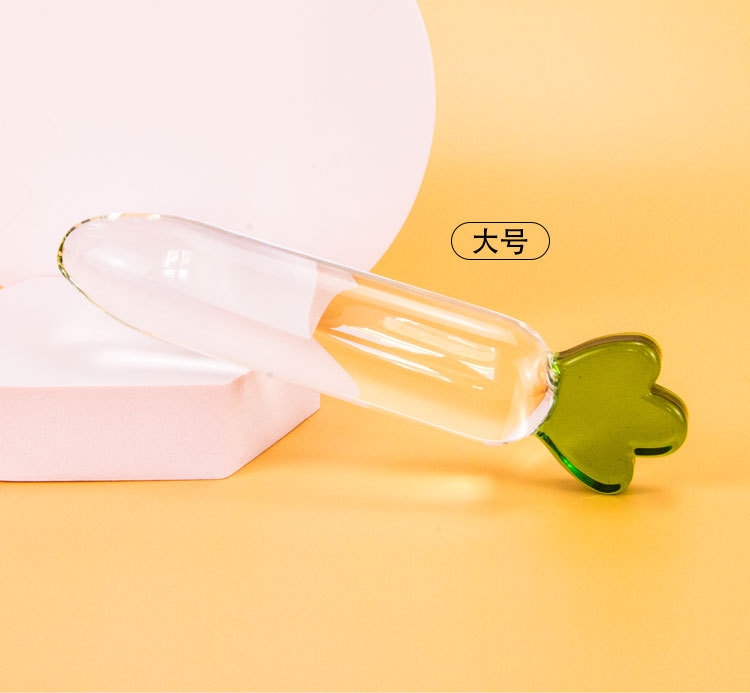 女用水晶黄瓜自卫慰器自慰棒茄子萝卜香蕉玻璃阳具成人情趣性用品