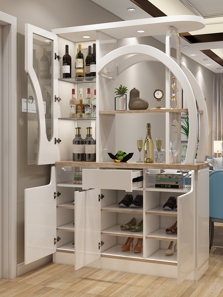 现代玄关隔断柜简约门厅间厅柜客厅酒柜鞋柜屏风装饰柜双面储物柜