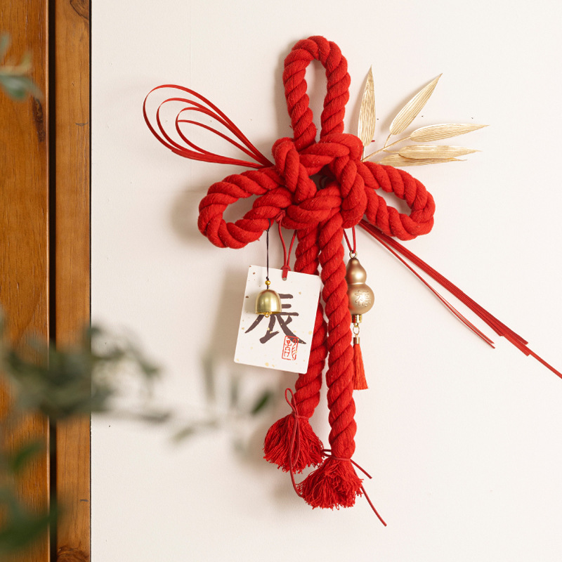 中国结挂件客厅高档新款万字结乔迁入户春节福字diy线绳新年装饰