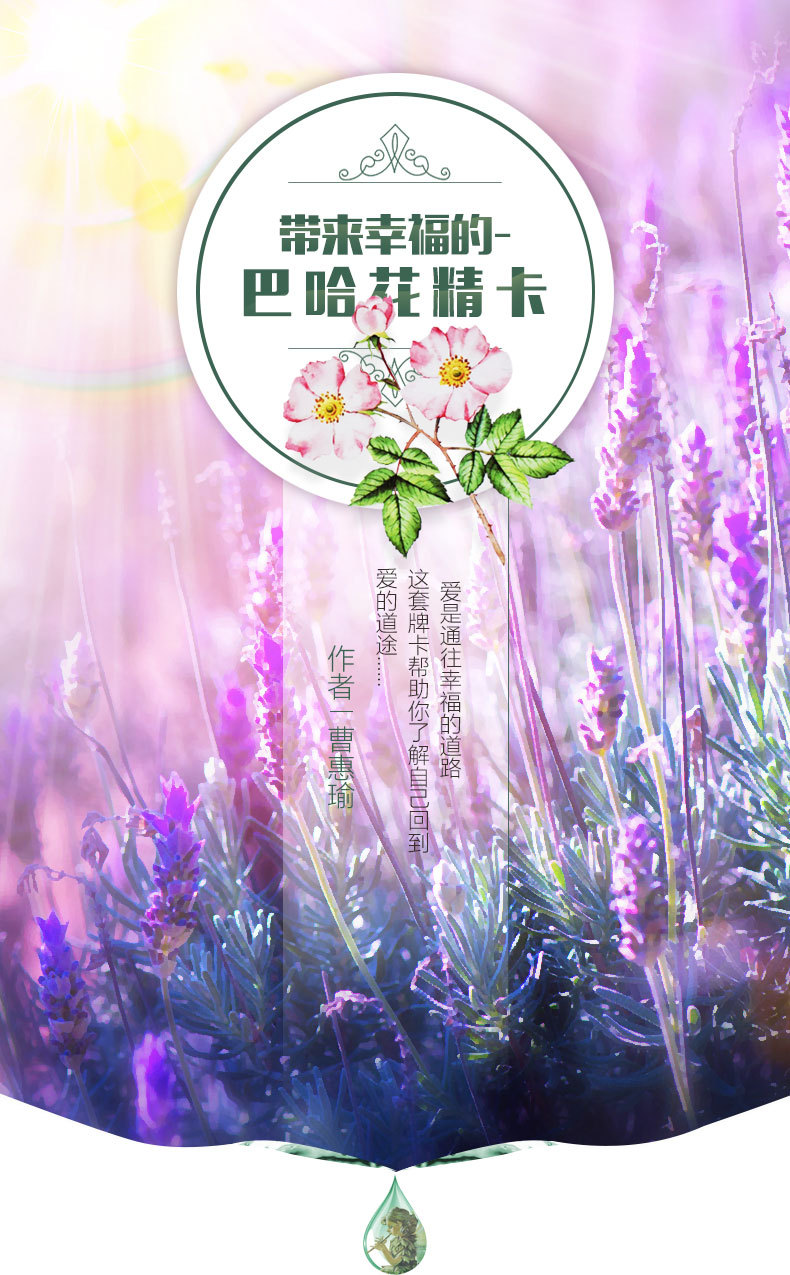 525心理台湾巴哈花精疗愈爱情事业健康花朵卡牌曹惠瑜