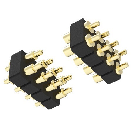 多pin大电流8pin弹簧针pogopin连接器 天线顶针充电弹簧探针弹针