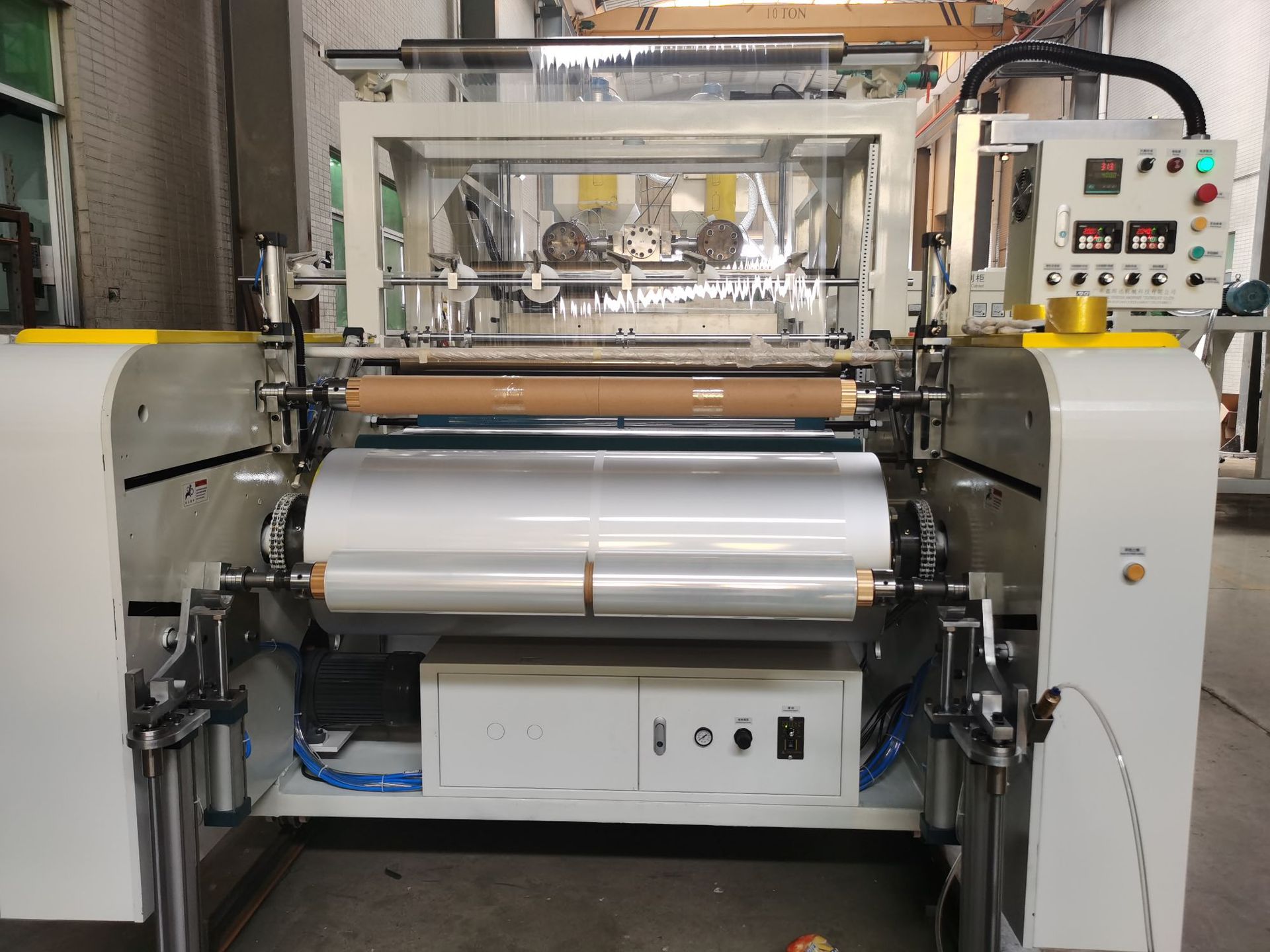 经典款双层共挤缠绕膜生产线 保鲜膜机器 拉伸膜机组