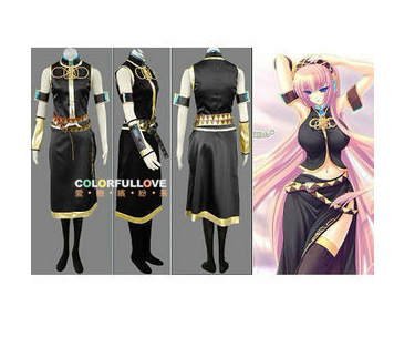 cosplay 服装初音家族 巡音露卡衣服luka v 家 公式服-阿里巴巴