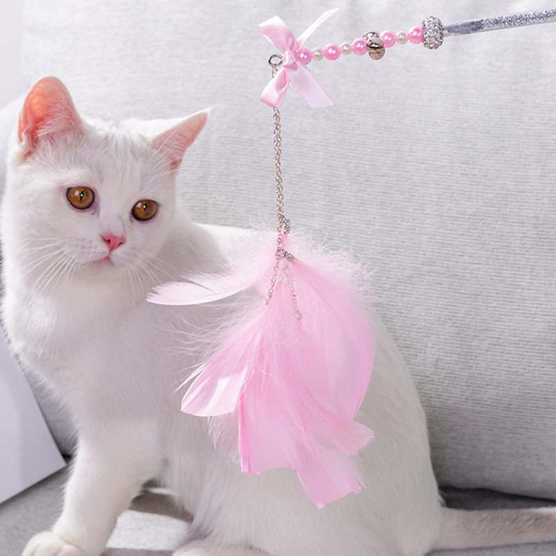 Cat Cat Teaser Multiple Options Fairy Butterfly Replaceable Cat Teaser Cat Interactive Toy Sample Can Be Used