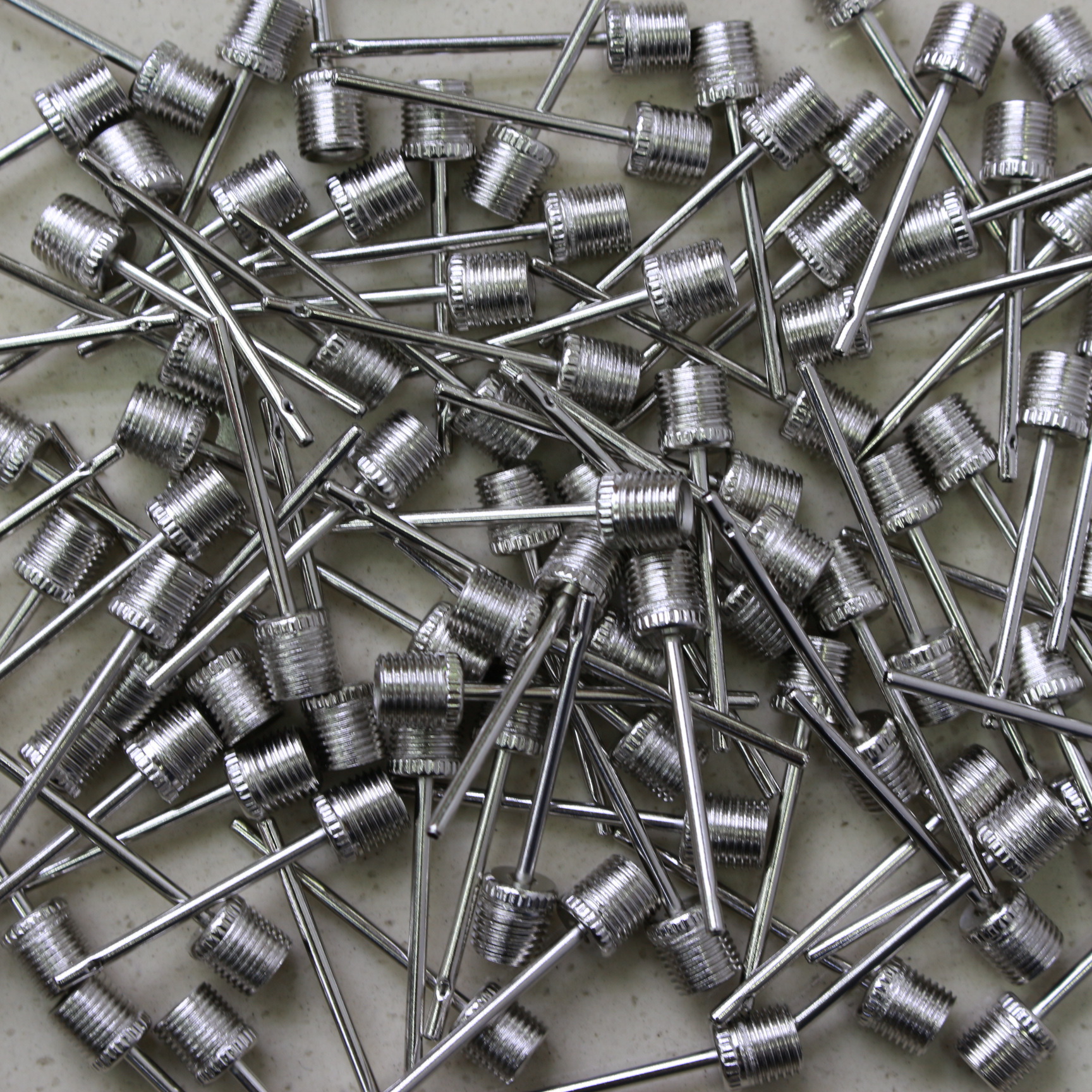 批发气门针不锈钢体足球篮球球类充气针 排球金属打气筒打气针