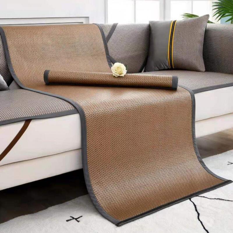 沙发垫夏夏季凉席冰丝防滑沙发套客厅冰子沙发坐垫子夏凉垫靠背热