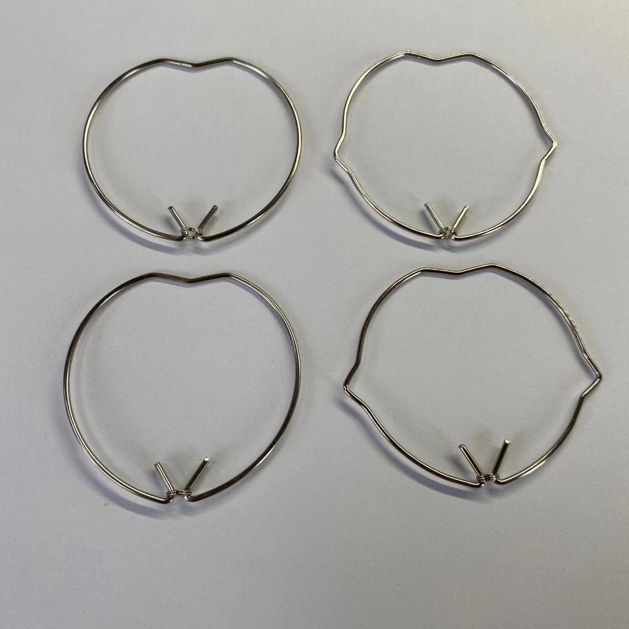 mr16桃型卡卡簧/心形卡卡簧卡簧环形卡子筒灯射灯弹簧固定卡扣