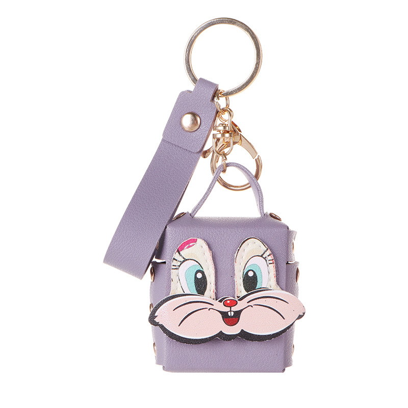 Cartoon Cute Mini Rabbit Pattern Bag Multi-Color Girl Bluetooth Headset Keychain Bag