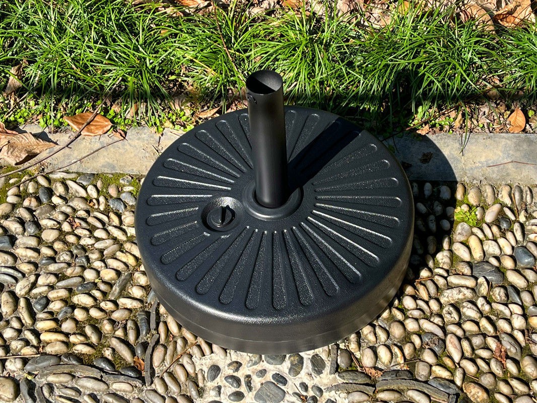 中柱伞遮阳伞固定底座中柱伞室外太阳伞水泥底座雨伞底座支架