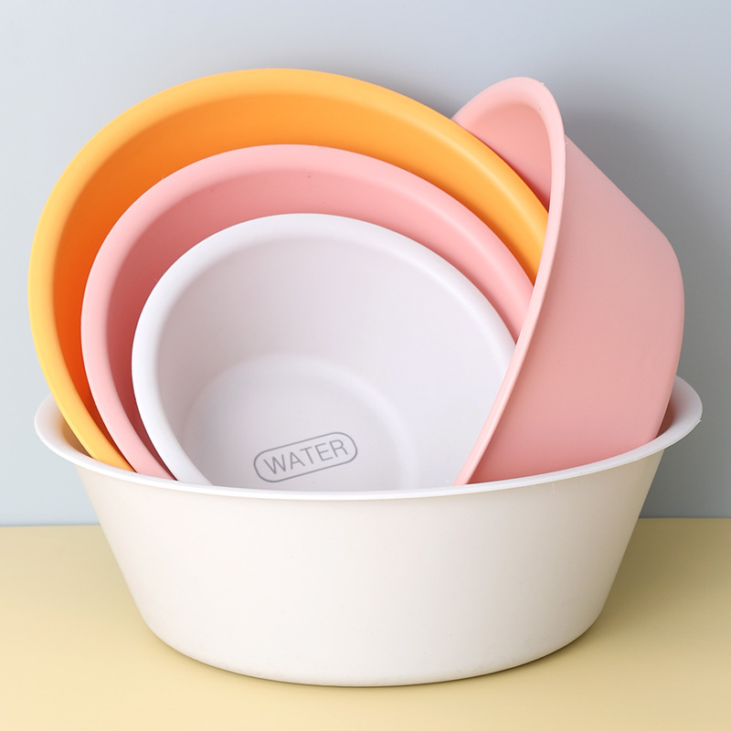 加厚塑料脸盆家用大号婴儿水洗衣服盆学生宿舍洗脸收纳盆子洗脚盆