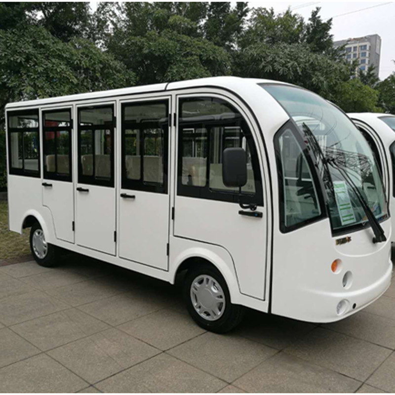 玛西尔11座封闭式电动旅游景区观光看房接待车游览电瓶四轮电动车