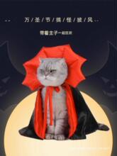 宠物猫咪衣服万圣节幼猫狗狗魔法披风斗篷搞怪节日怪笑装网红披肩