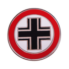 德国陆军巴尔肯克鲁兹铁十字勋章二战旗帜胸针