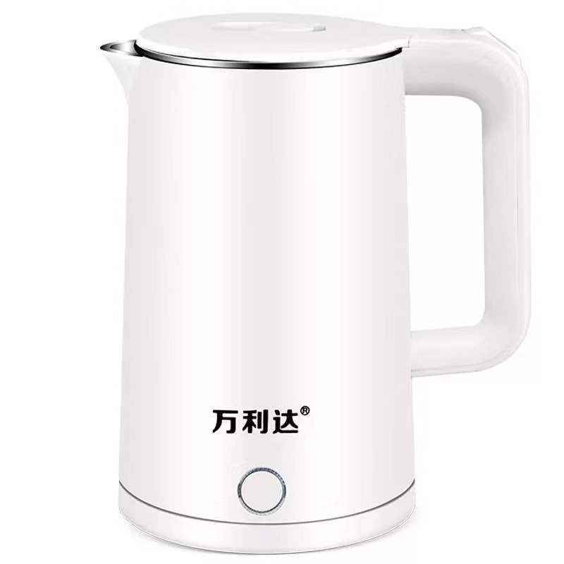 Factory Wholesale Electric Kettle Stainless Steel Small Household Appliances Household Water Boiling Kettle Automatic Power off Gift One Piece Dropshipping