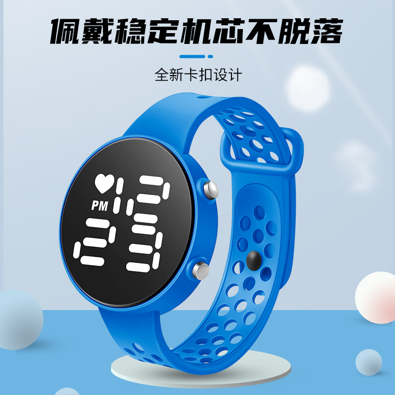 Cross-Border Foreign Trade Led Watch Fashion Sports Watch Watrproof Watch Led Electronic Watch Male and Female Students Electronic Watch